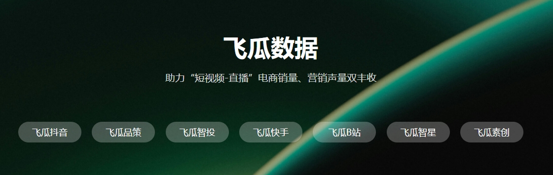 飞瓜数据来自哪个公司