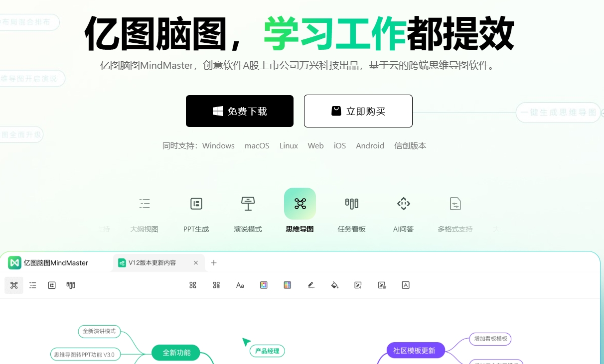 亿图脑图的用户评价