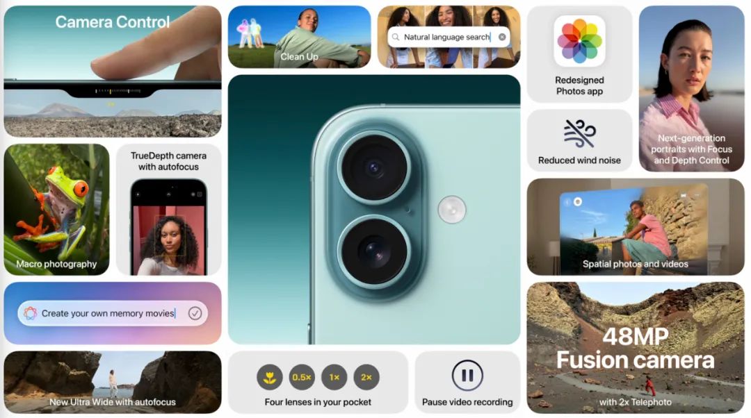 iPhone 16 发布,新配色太好看了!