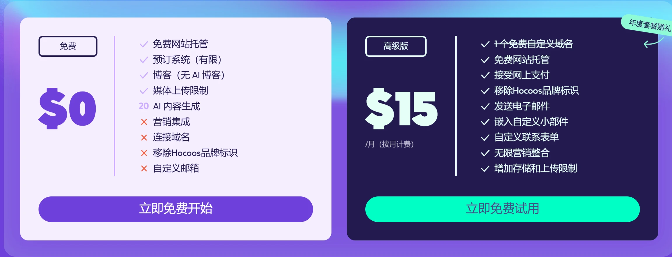 Hocoos AI价格与服务.webp