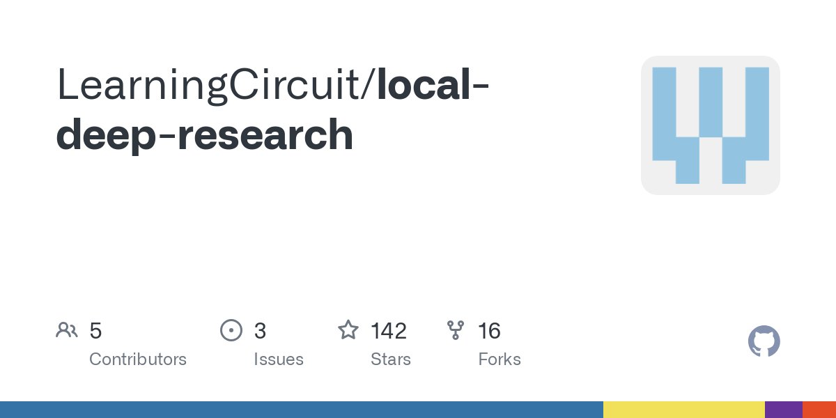 Local Deep Research：一个开源的AI深度研究工具，通过深度、迭代分析来提升研究效率.jpg