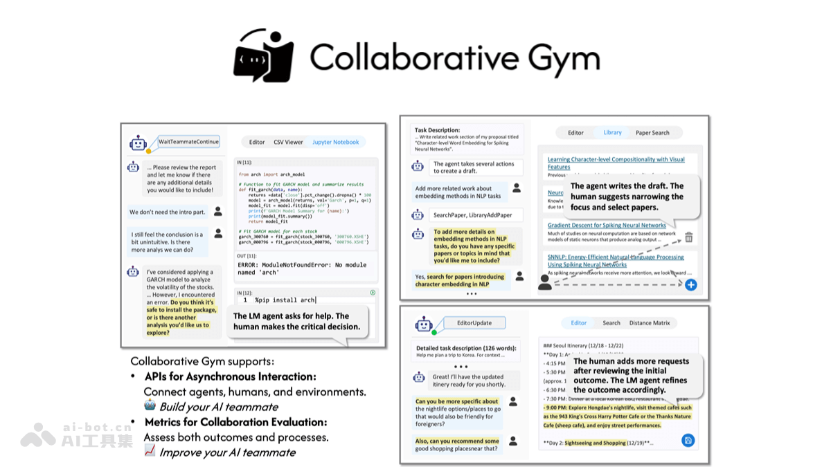 Collaborative Gym