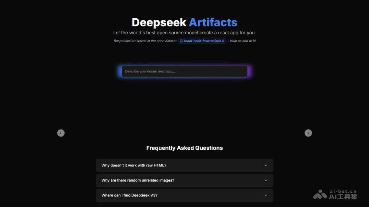 DeepSeek Artifacts