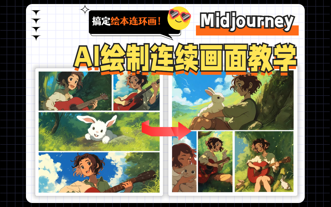 【独家干货】AI生成绘本连环画教程（二）：绘制剧情连续画面