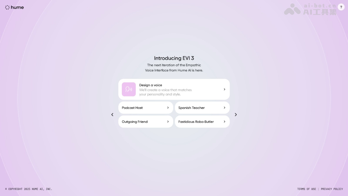 EVI 3-Hume AI推出的语音语言模型