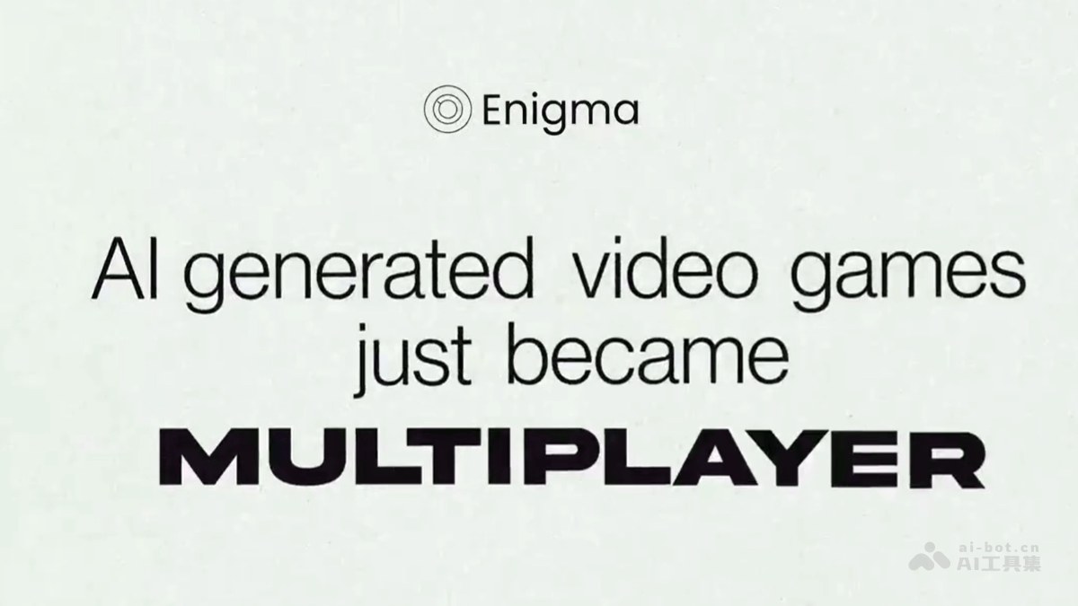 Multiverse-Enigma Labs推出的全球首款AI生成多人游戏模型