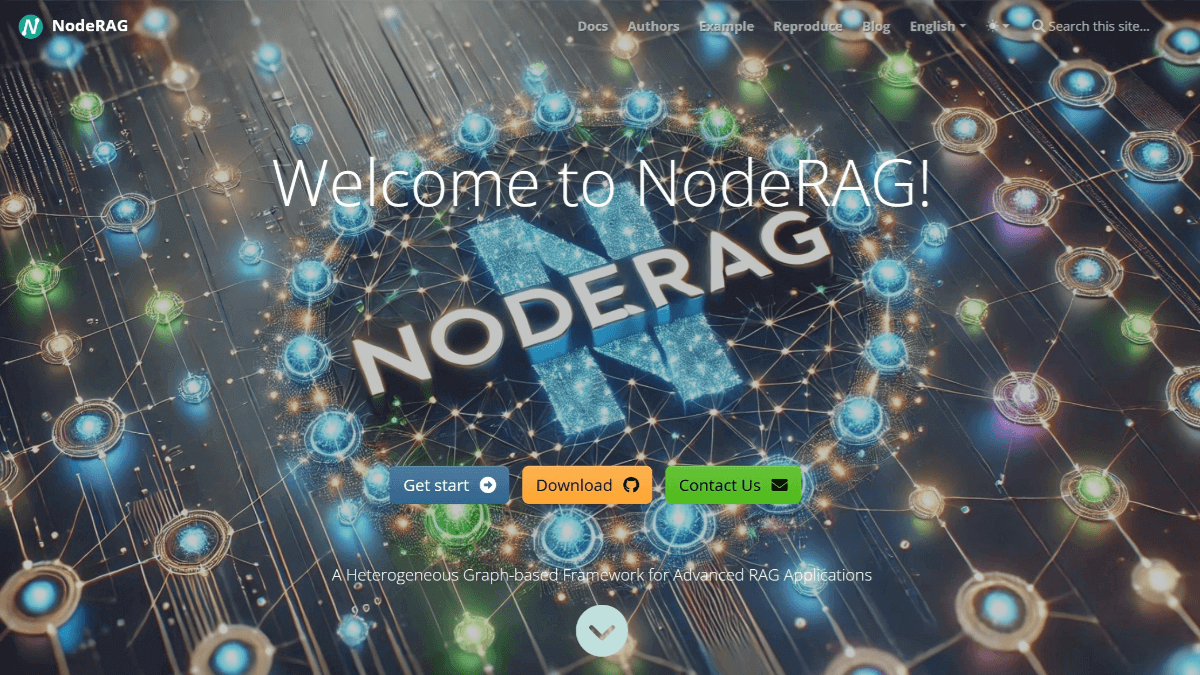 NodeRAG-开源基于异构图的智能检索与生成系统