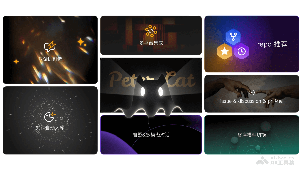 PeterCat-AI问答机器人，自动抓取 GitHub 上的文档和 issue 作为知识库
