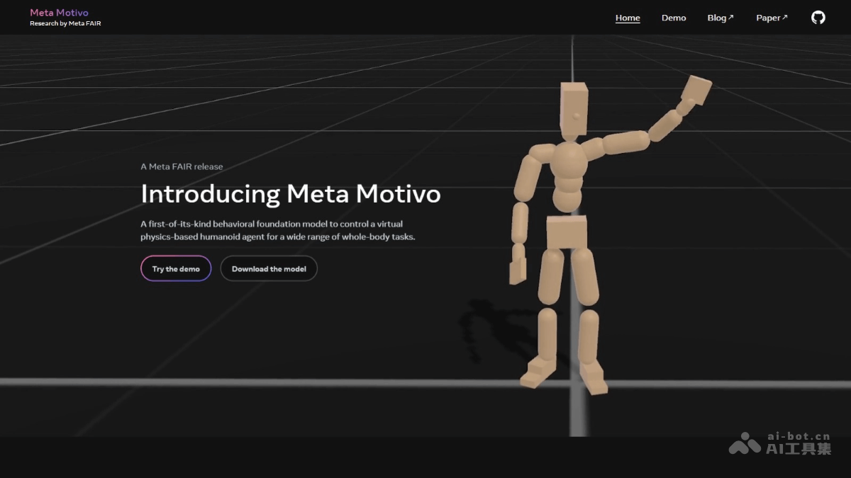 Meta Motivo-Meta 推出控制数字智能体动作的人工智能模型