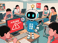 “代降论文AI率”乱象曝光：学生花费不菲却维权无门