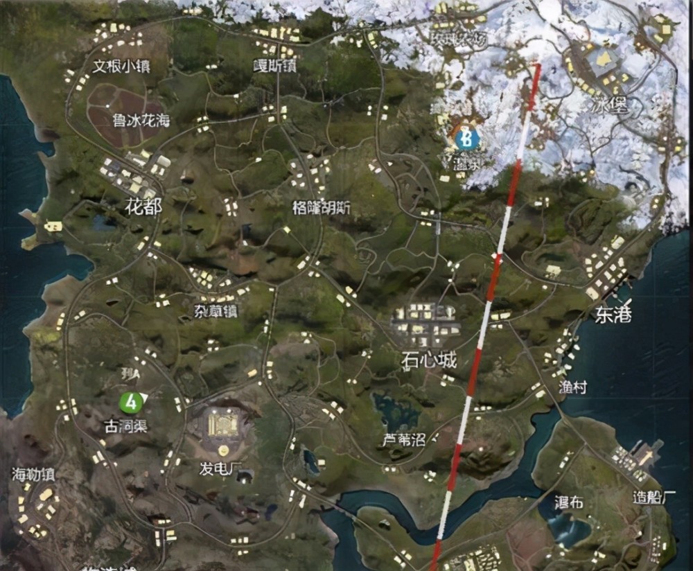 和平精英山谷宝箱位置一览，5处神秘宝箱位置在哪里