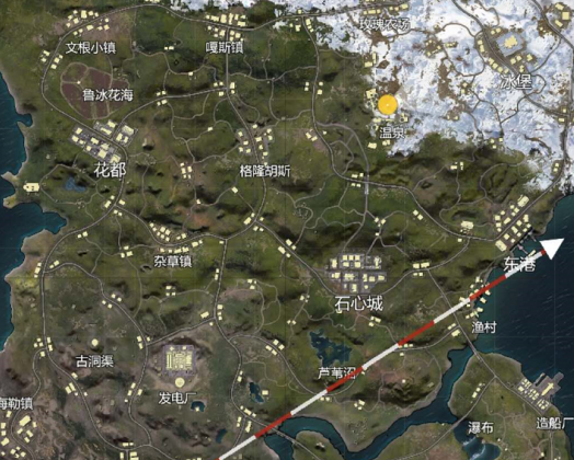 和平精英山谷地图攻略，各区域效果及物资分布点介绍