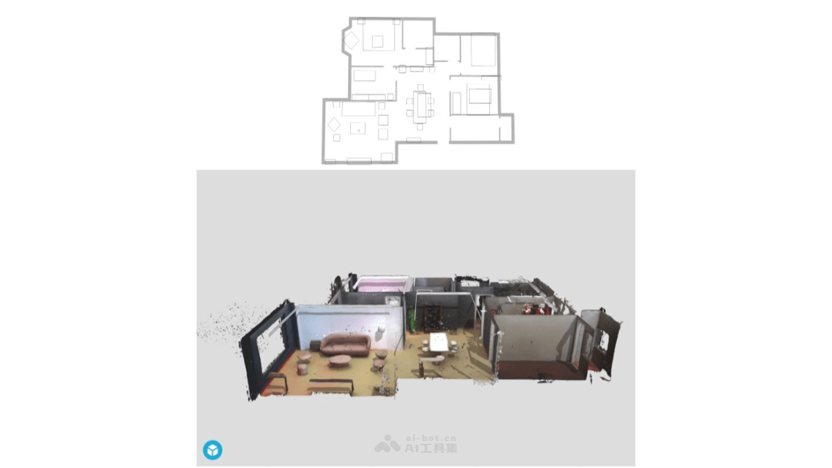 HouseCrafter-东北大学和 Stability AI推出2D转换3D室内场景的技术