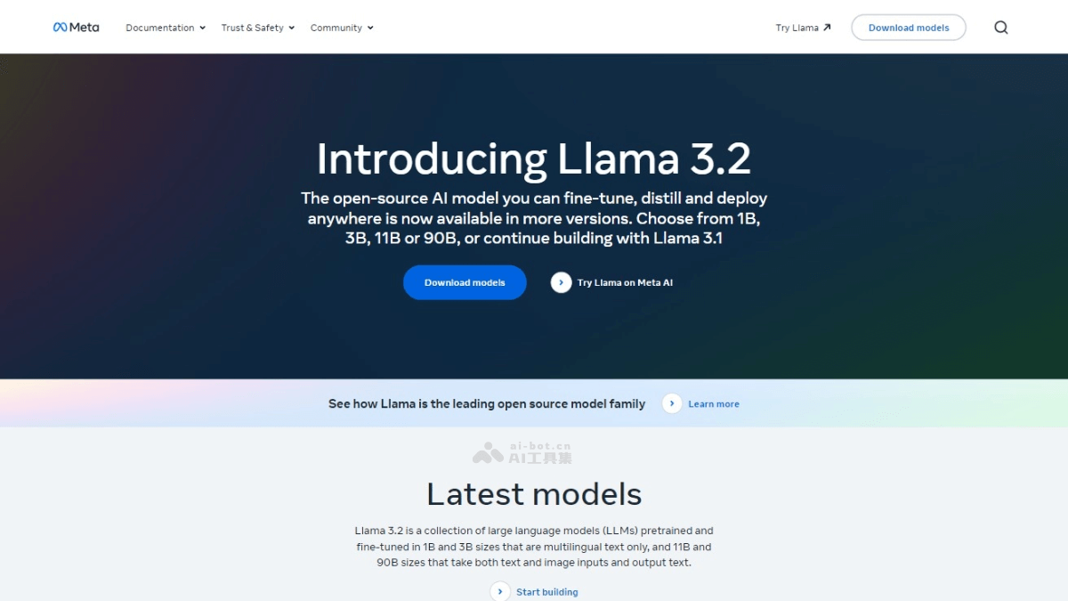 Llama 3.2-Meta推出的中小型视觉语言模型和轻量级文本模型