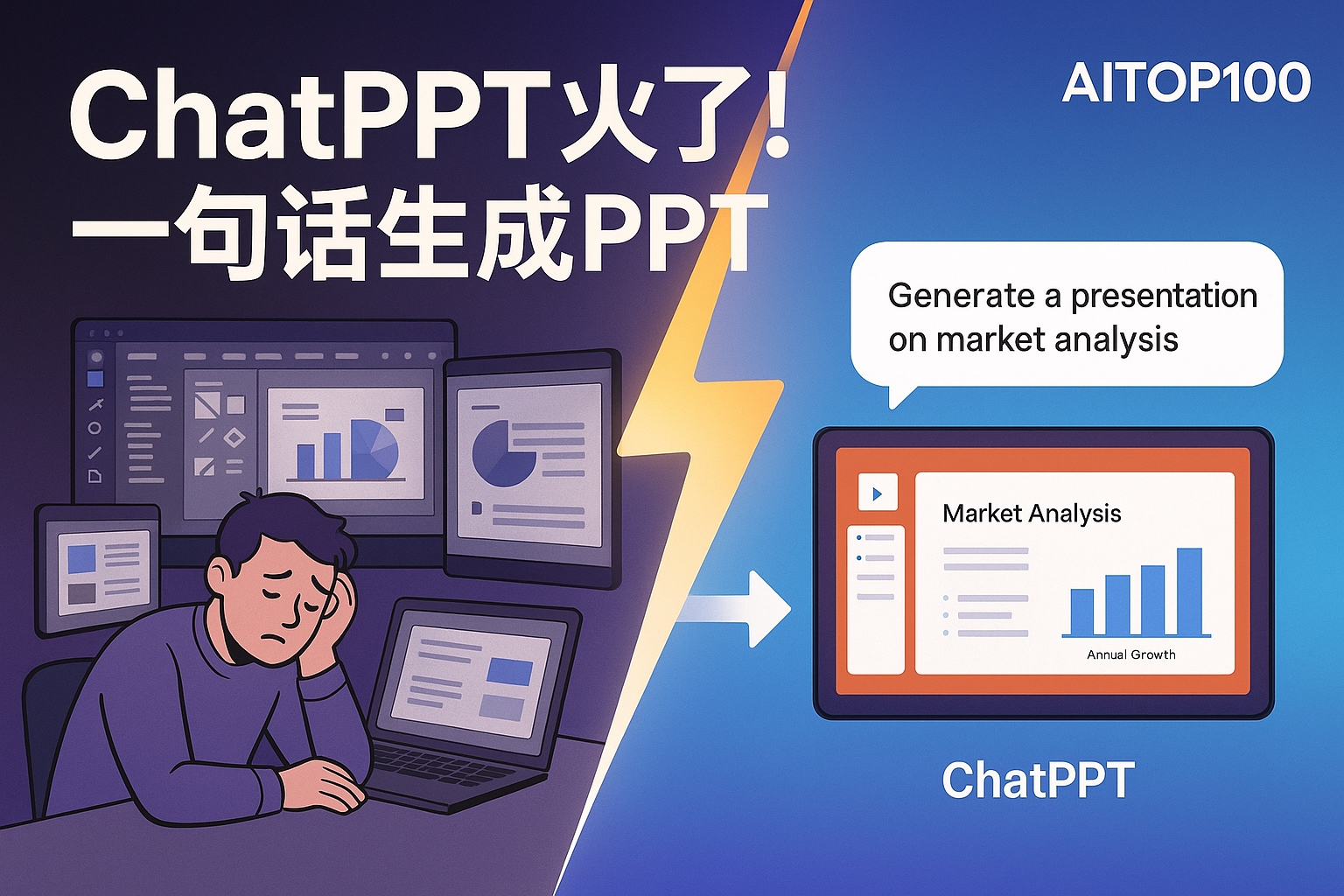 ChatPPT爆火背后：一句话生成PPT，这个AI工具如何颠覆传统办公？