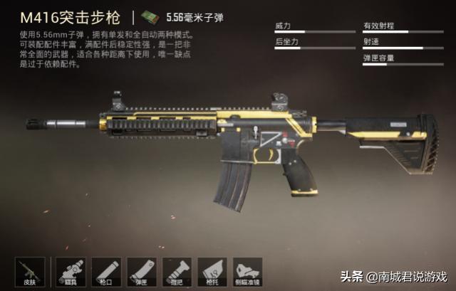 和平精英M416配件，最热门的倍镜揭晓！