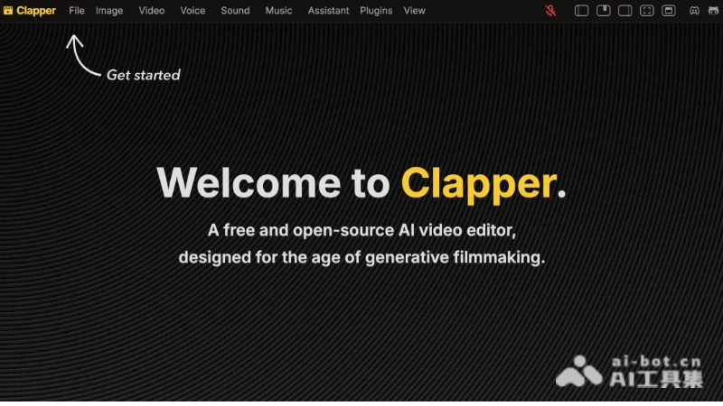 Clapper-免费开源的可视化AI视频编辑工具