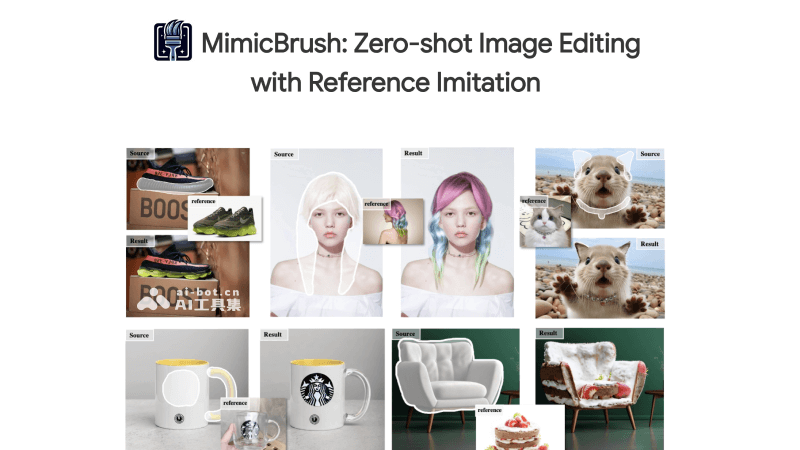 MimicBrush-阿里等开源的AI图像编辑融合框架