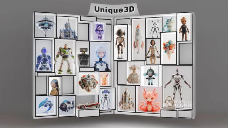 Unique3D-清华大学团队开源的图像到3D生成模型