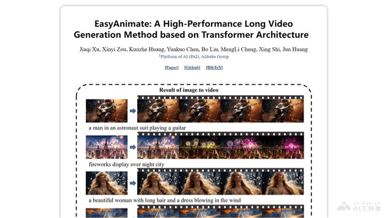 EasyAnimate-阿里推出的AI视频生成工具