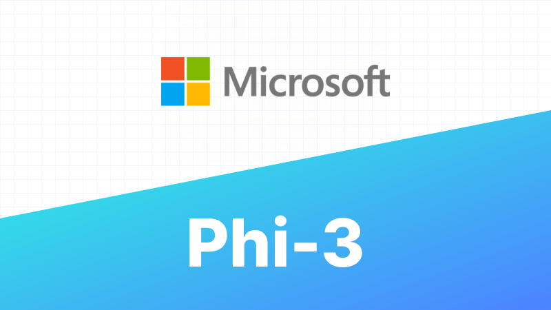 Phi-3-微软最新推出的新一代小模型系列