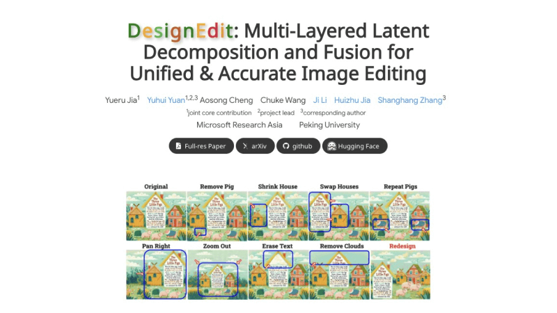 DesignEdit-微软等开源的AI图像分层处理编辑框架