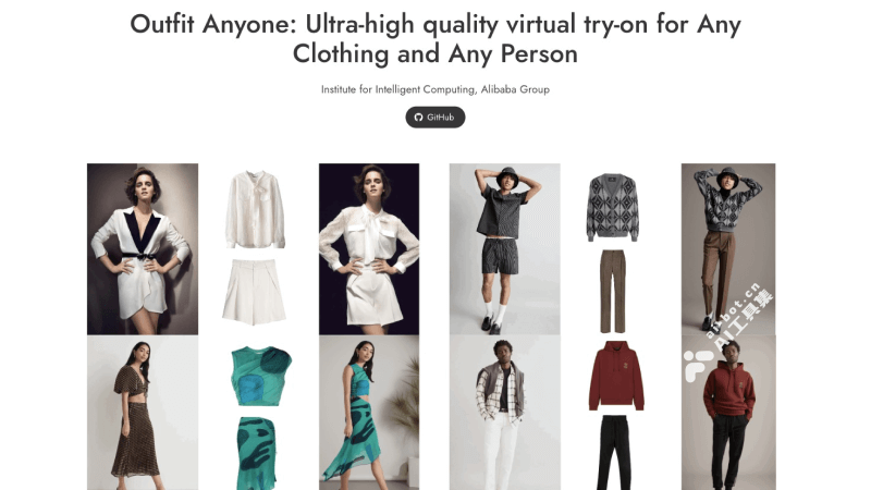 Outfit Anyone-阿里开源的一键换衣虚拟试穿项目