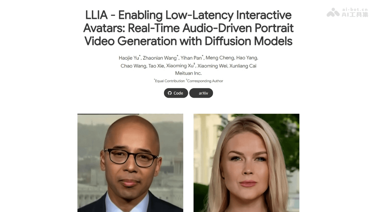 LLIA-美团推出的音频驱动肖像视频生成框架