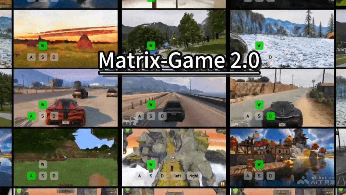 Matrix-Game 2.0-昆仑万维推出的自研世界模型