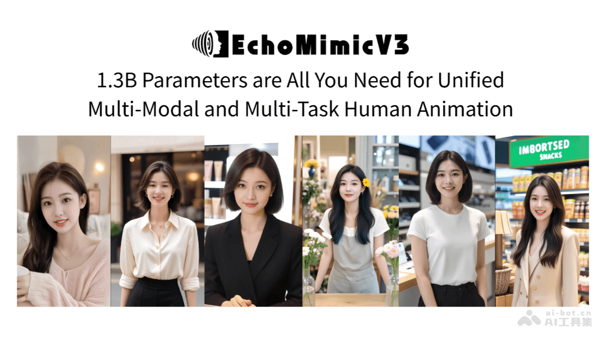 EchoMimicV3-蚂蚁集团推出的多模态数字人视频生成框架