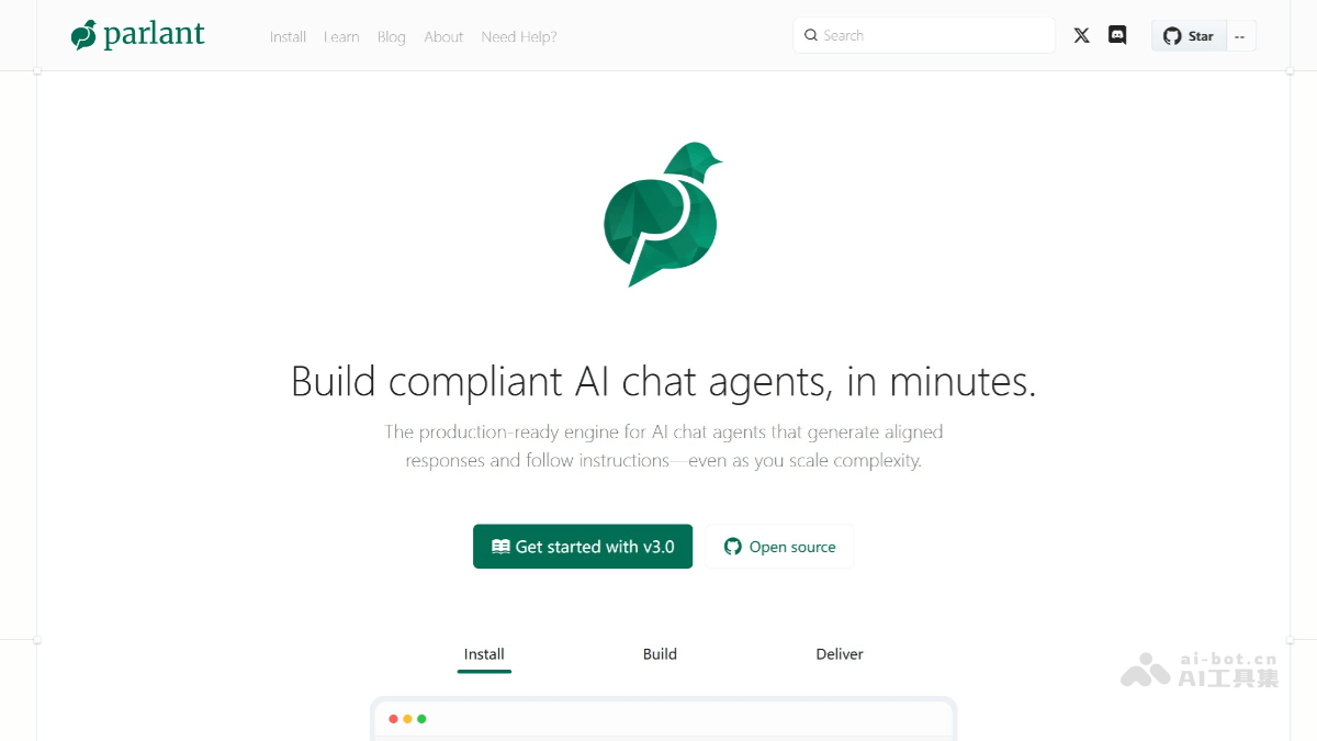 Parlant-开源的大模型AI Agent开发框架