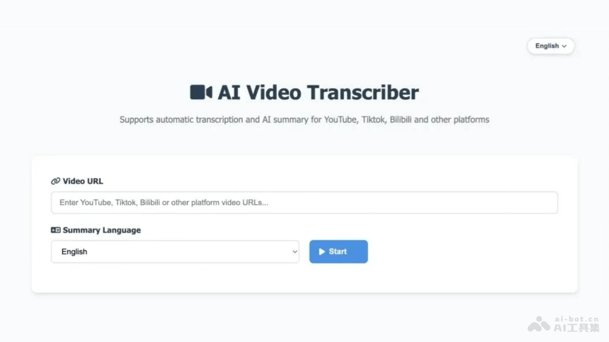 AI Video Transcriber-开源的AI视频转录和总结工具