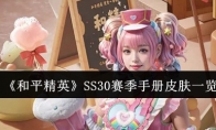 《和平精英》SS30赛季手册皮肤一览