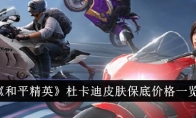 《和平精英》杜卡迪皮肤保底价格一览
