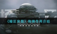 《暗区突围》狗牌作用介绍