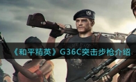 《和平精英》G36C突击步枪介绍