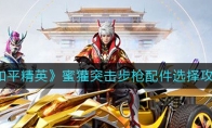 《和平精英》蜜獾突击步枪配件选择攻略