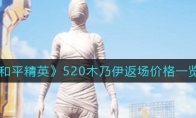 《和平精英》520木乃伊返场价格一览