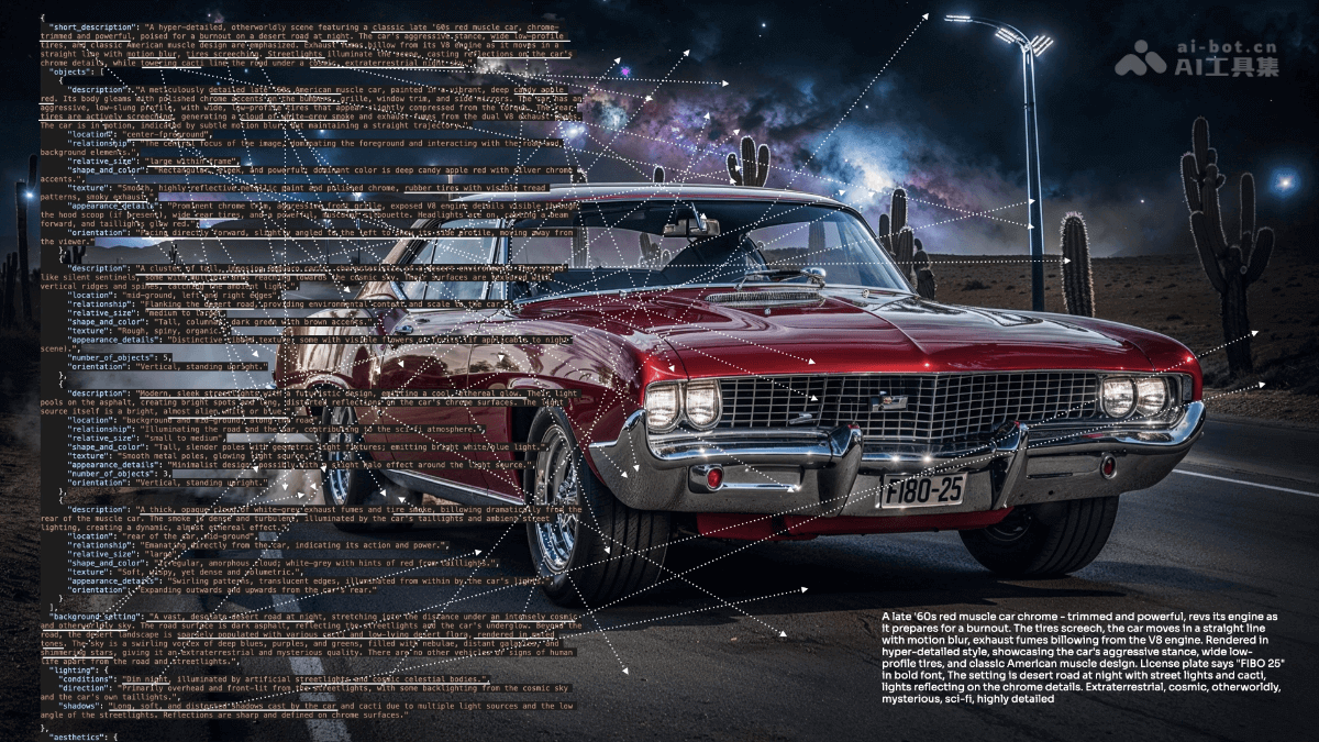 FIBO-开源的图像生成模型,首个原生支持JSON