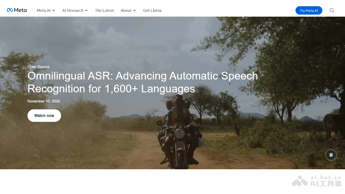 Omnilingual ASR-Meta AI推出的自动语音识别系统