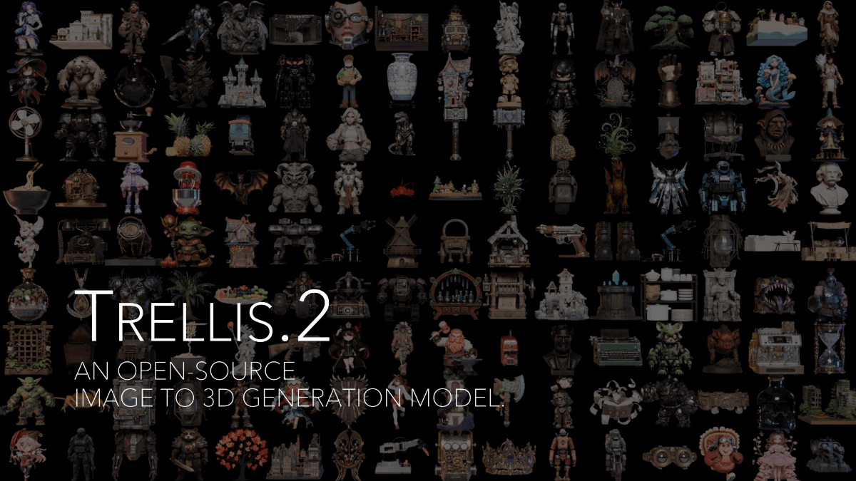 TRELLIS.2-微软开源的40亿参数3D生成模型